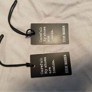 Steve Madden luggage tags